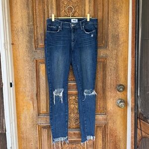 Paige Jeans Size 30 Verdugo Ankle Raw Hem